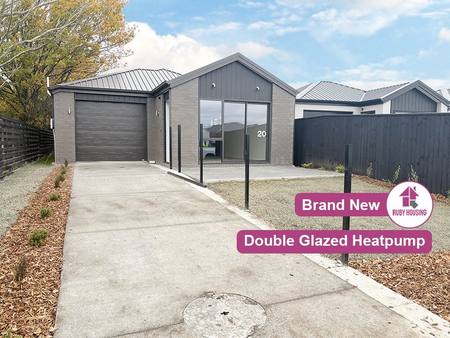 Buy 20 Comer St | $690 weekly in NZ. 20 rival St | $690 time period - void trade name New, bright & stylish home in Halswell, available from 12th grand 2025  	  New physique,  